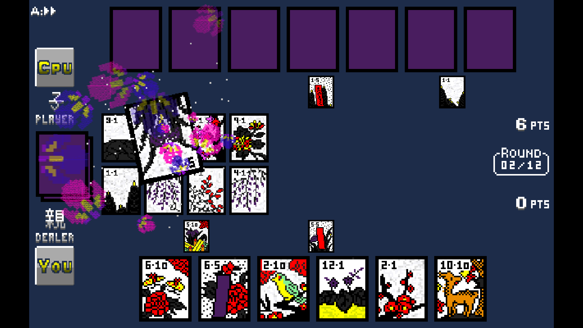 Battle Hanafuda gameplay screenshot